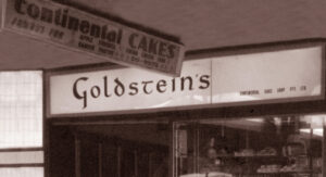 Goldsteins’ shop sign in Surfers Paradise.