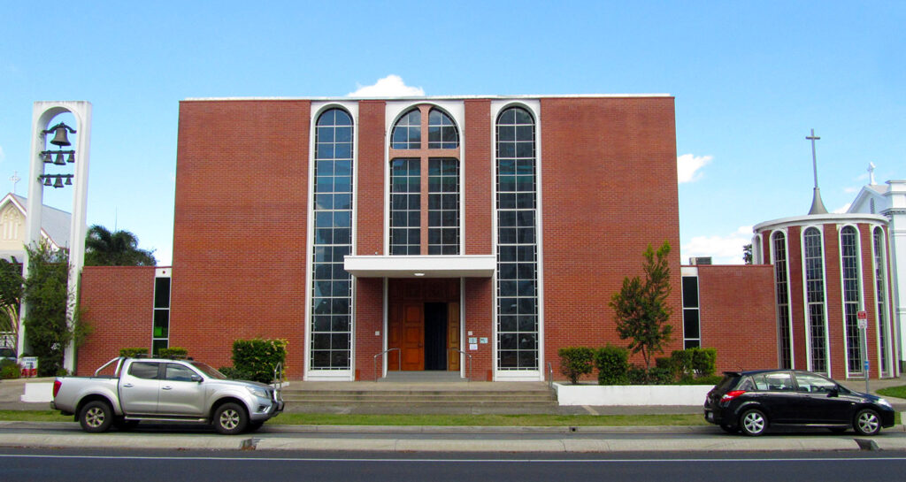 Figure 12: St Monica's War Memorial Catholic Cathedral, Cairns (1968), by A. Ian Ferrier (Lisa Daunt).