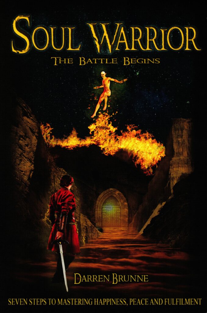 Figure 11: Darren Brunne, 'Soul Warrior: The Battle Begins' cover image, 2019 (D. Brunne).