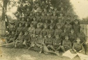 Figure 6: 42nd Infantry Battalion at Thompson's paddock, Enoggera Military Camp, Brisbane, c. 1915 (Australian War Memorial).