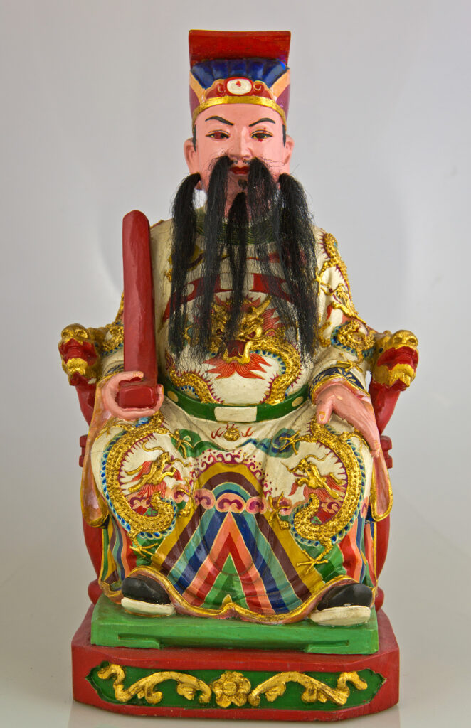 Figure 2: A statue of Hou Wang featuring distinctive characteristics, such as the long whiskers, 2023 (Gordon Grimwade).