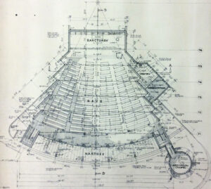 Figure 7: Floor Plan of the Nave and Sanctuary level (State Library of Queensland).