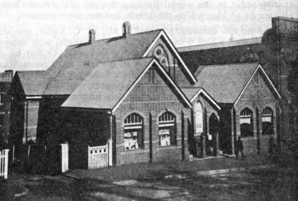 Figure 9: Brisbane New Church of Jerusalem, Ann Street, c. 1930 (Robinson, 'A History of the New Church', p. 87).