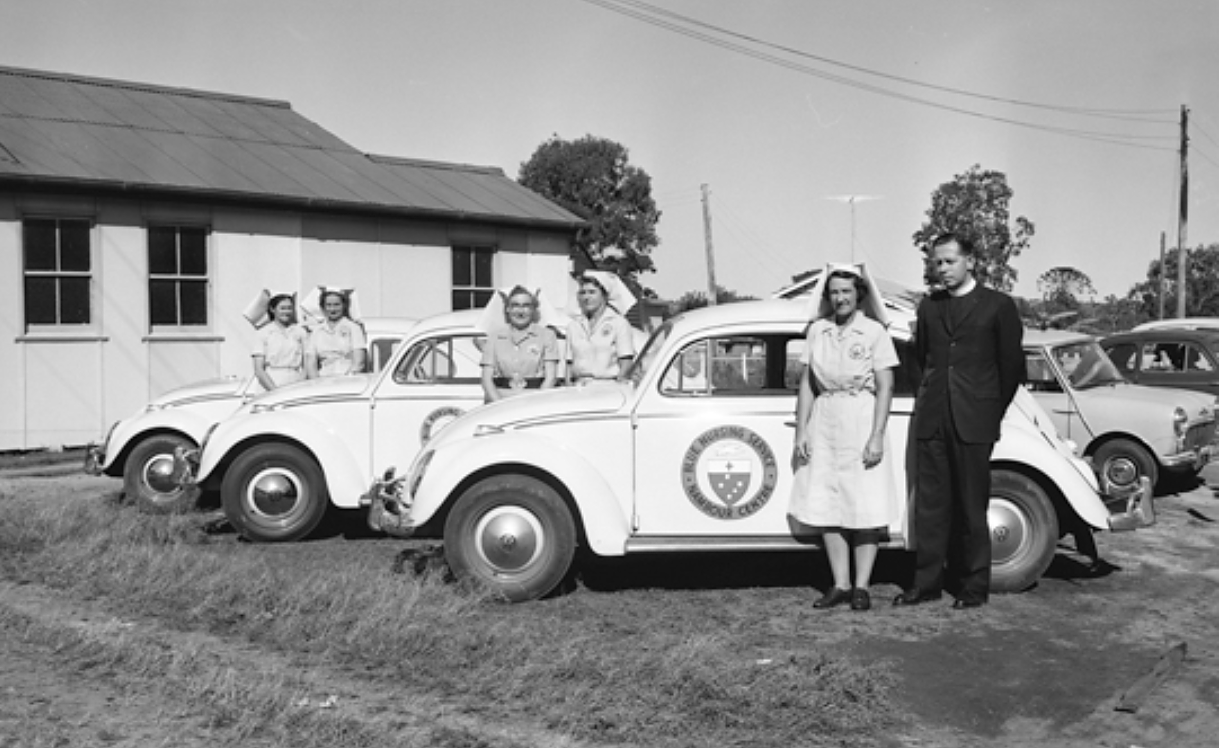 Figure 2: Blue Nursing Service, Nambour Centre staff, 1966 (photographer Bill Robinson, Sunshine Coast Libraries).