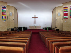 Figure 5: Interior of St Peters College Chapel, 2016 (Lisa Daunt).