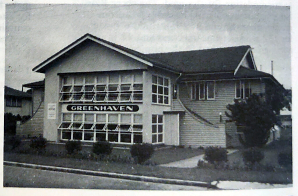 Figure 5: The first nursing home ‘Greenhaven’ at Coolangatta, established 1946 (Blue Care).