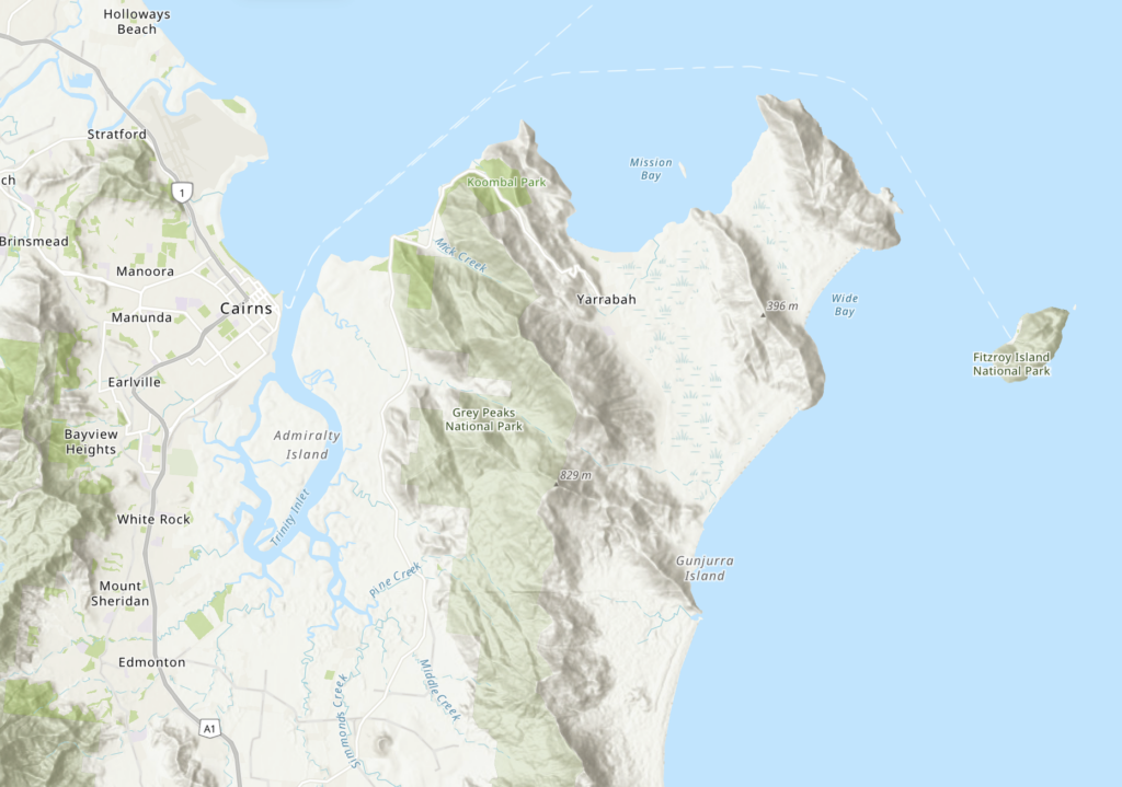 Figure 1: Location of Yarrabah, North Queensland (ArcGIS StoryMaps).